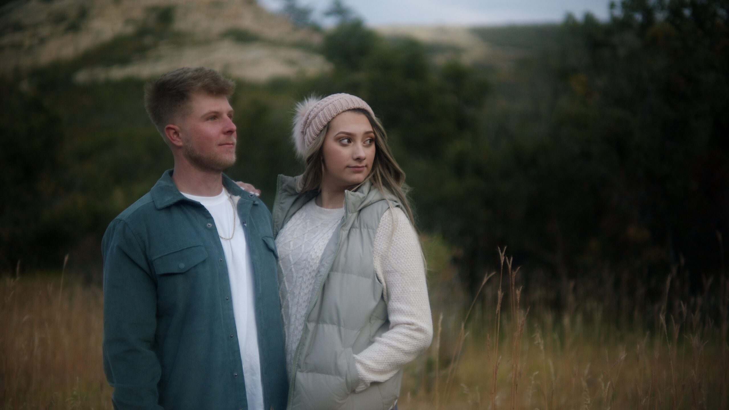 Engagement session, couple together